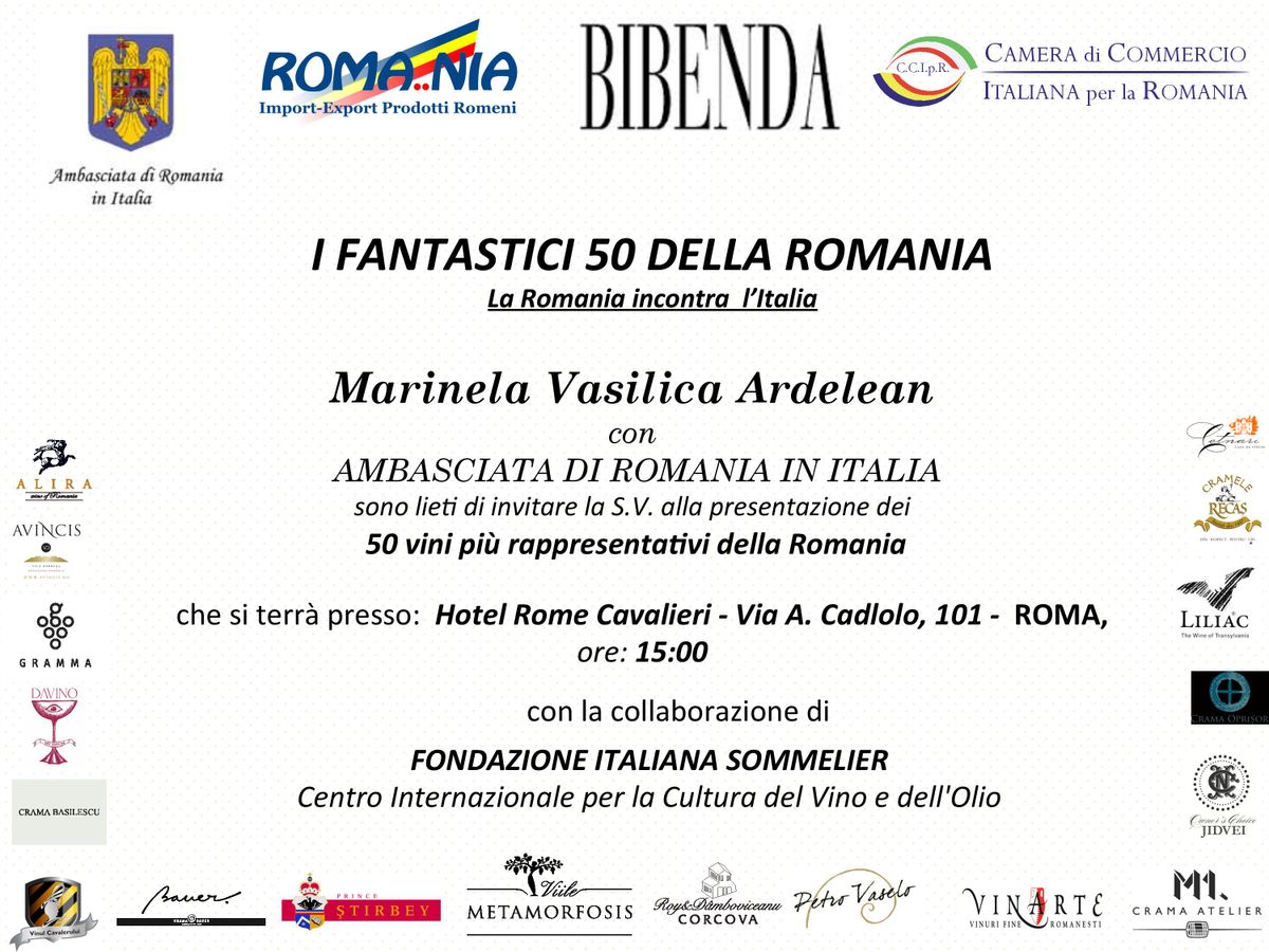 Romanian wines hit Rome